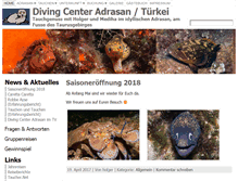 Tablet Screenshot of diving-adrasan.de